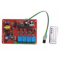 IR 4 CH Remote Control Based Wireless Home Automation i.e. Lights / Fans On / Off Module