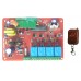 Robosoft Labs RF 4 CH Remote Control Based Wireless Home Automation i.e. Lights / Fans On / Off Module