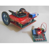 RF Controlled Wireless Robot using Microcontroller DIY ( Do It Yourself ) PROJECT Kit  (FULLY ASSEMBLED)