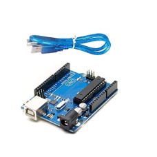 Arduino Uno R3 ATmega328P with USB Cable (Color may vary) 