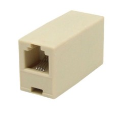 10 pcs x Telephone Coupler/Jointer - RJ11 Socket to RJ11 Socket