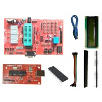 AVR 40PIN Board with ATMEGA32 , MAX232, RTC, AT24C32, ULN IC's LCD & PROGRAMMER