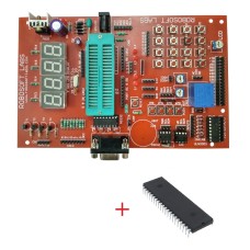 PIC 40PIN Development Board with 16F877A, MAX232 , RTC , AT24C32, ULN2003 IC