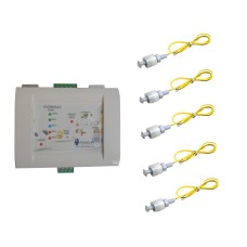 Fully Automatic Water Level Indicator/Controller with Overflow Alarm and Motor Control (5 LED Level Indication) Float sensor based