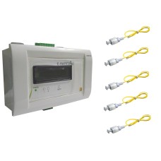 Fully Automatic Water Level Indicator / Controller with Overflow Alarm and Motor Control (5 LCD Level Indication) Float sensor based